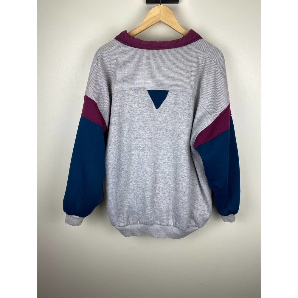 Retro Reversible 90s Triangle Color Block Vintage… - image 6